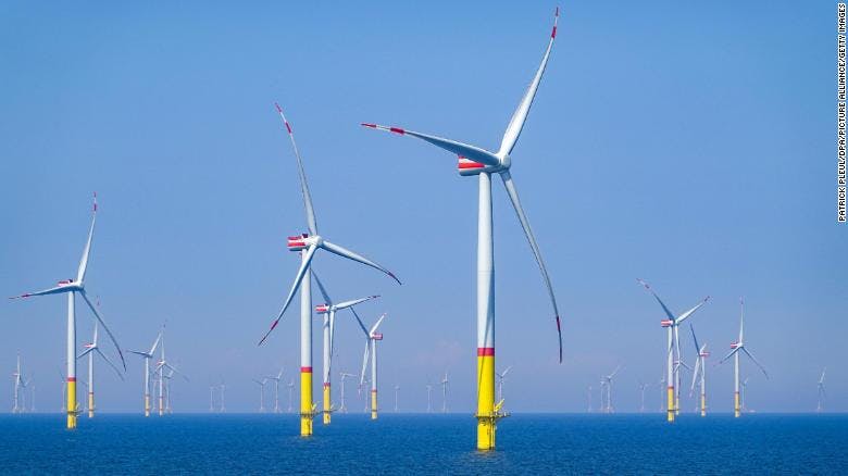 Wind turbines in the Baltic Sea