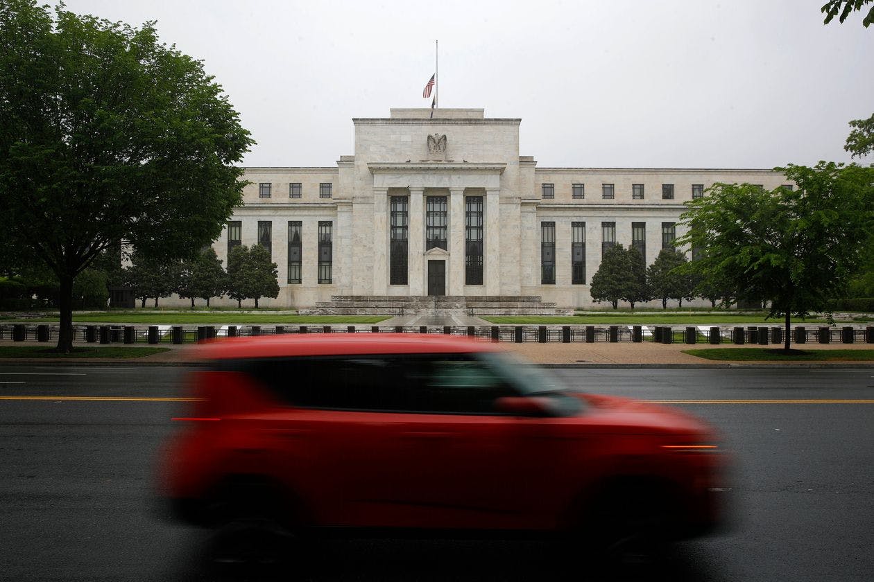 The Federal Reserve building in Washington 