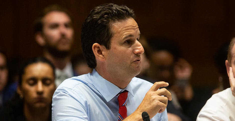 Sen. Brian Schatz wants regulators to make sure banks are prepared for climate change risks