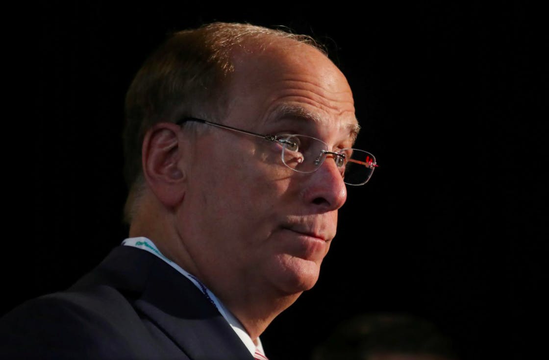 Larry Fink, Chief Executive Officer of BlackRock, 