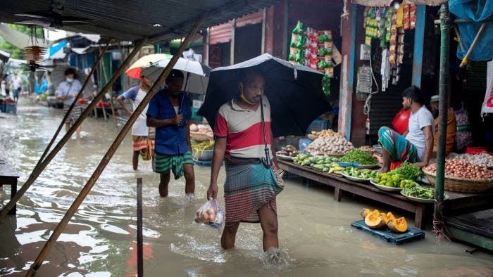 village flooding Bangladesh