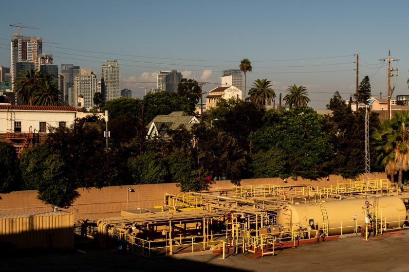 The Allenco Energy drill site near USC in 2019.