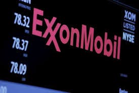 Exxon Mobil logo stock market shareholders