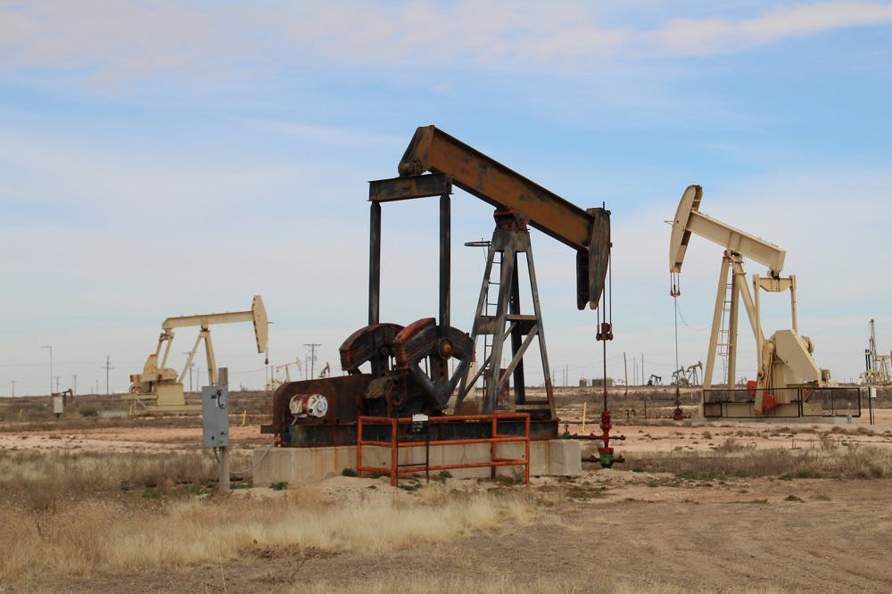 Abandoned oil well in New Mexico