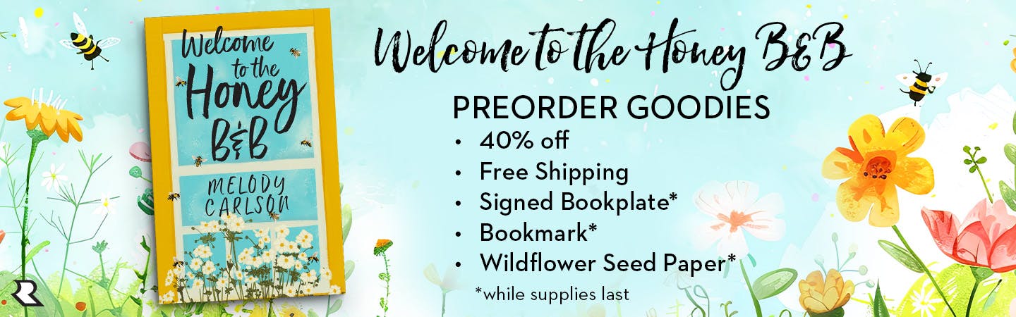 "Welcome to the Honey B&B" Preorder Goodies: 40% off, Free Shipping, Signed Bookplate, Bookmark, and Wildflower Seed Paper, while supplies last.