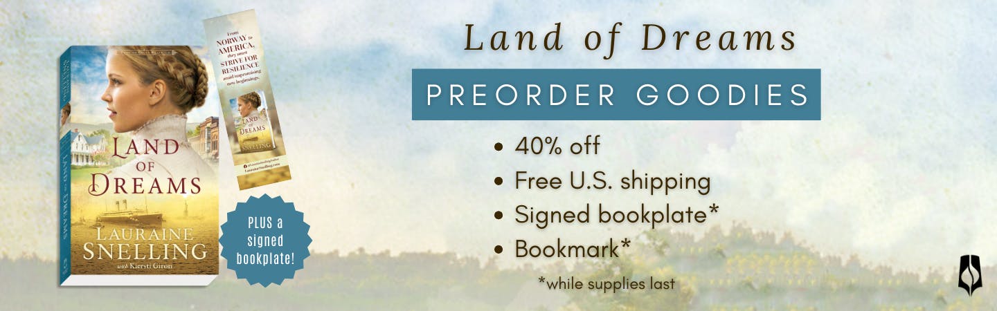 "Land of Dreams" Preorder Goodies: 40% off, free U.S. shipping, signed bookplate, and bookmark, while supplies last.