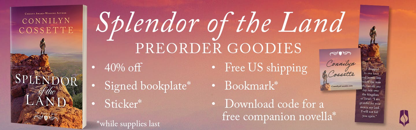 "Splendor of the Land" Preorder Goodies: 40% off, free U.S. shipping, signed bookplate, bookmark, sticker, and download code for a free companion novella, while supplies last.