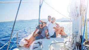 family on sailboat