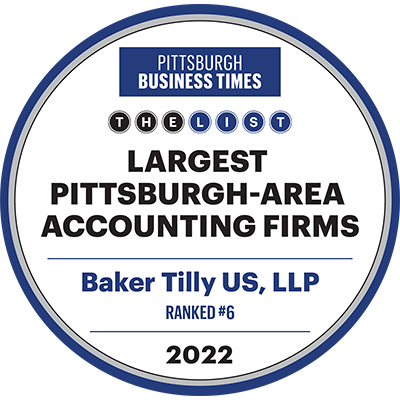 Pittsburgh Business Times Largest Pittsburgh-area accounting firms 2022