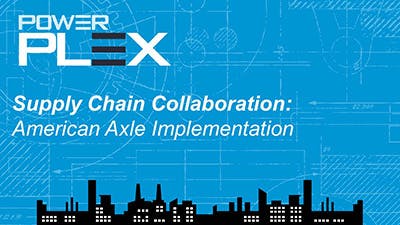 Supply Chain Collaboration: American Axle Implementation