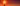 Light bulb on orange sky