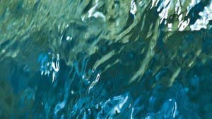 Flowing water