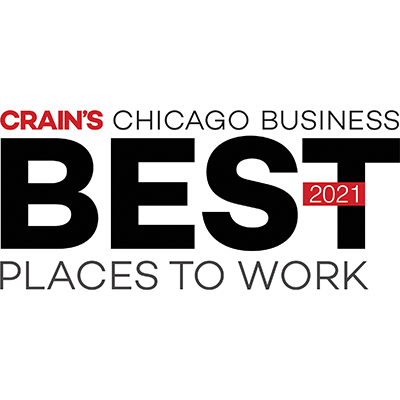 Best Places to Work – 2021, Crain's Chicago Business