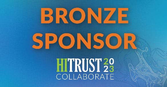 HITRUST collaborate sponsor logo 2023 
