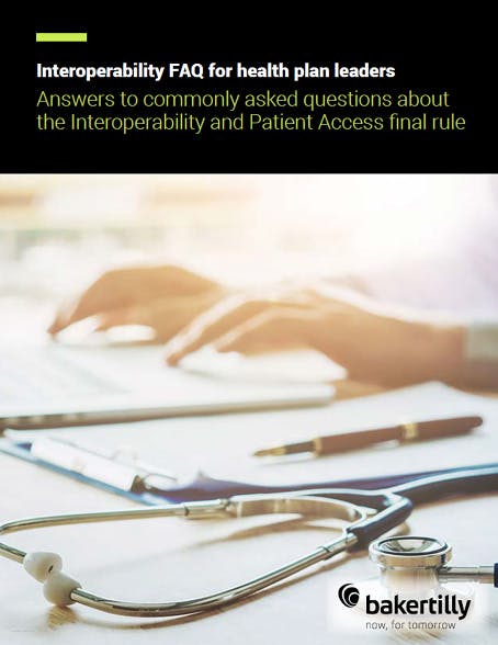 Interoperability FAQ for health plan leaders