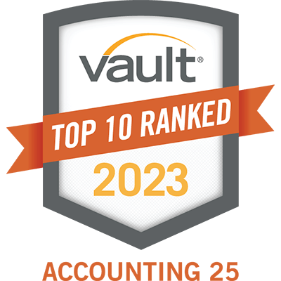 Baker Tilly is named to the Vault Accounting 25 list