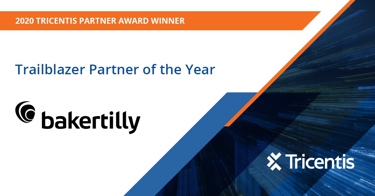 2020 Tricentis Partner of the Year Award