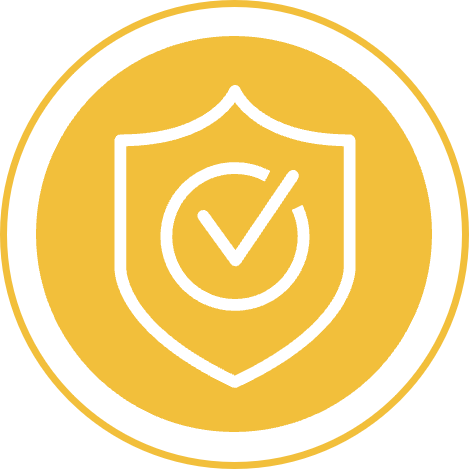 Compliance shield checkmark icon