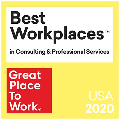 Best Workplaces in Consulting & Professional Services, USA – 2020, Great Place to Work