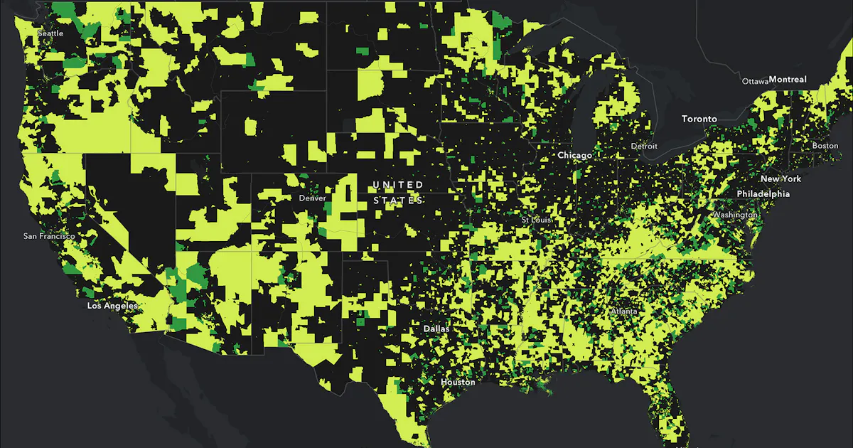 New Market Tax Credit Eligibility Map