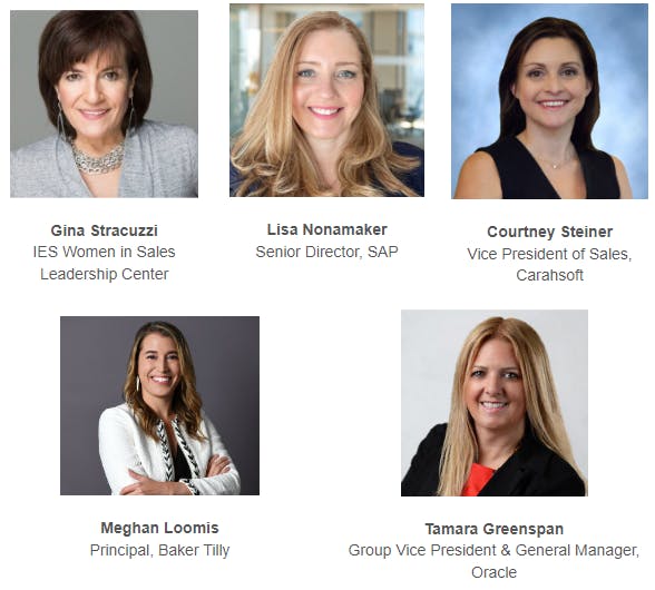 Women's leadership panelists