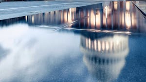 Reflection of the U.S. Capitol Building