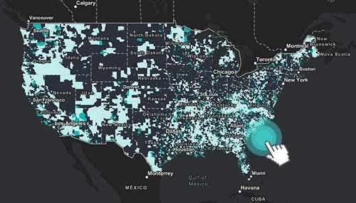 New Markets Tax Credits map of North America 2