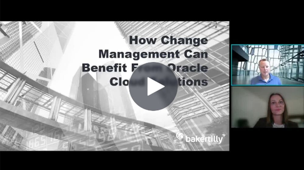 change management oracle webinar thumbnail with play button