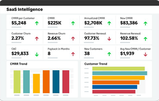 SaaS Sage Intelligence dashboard