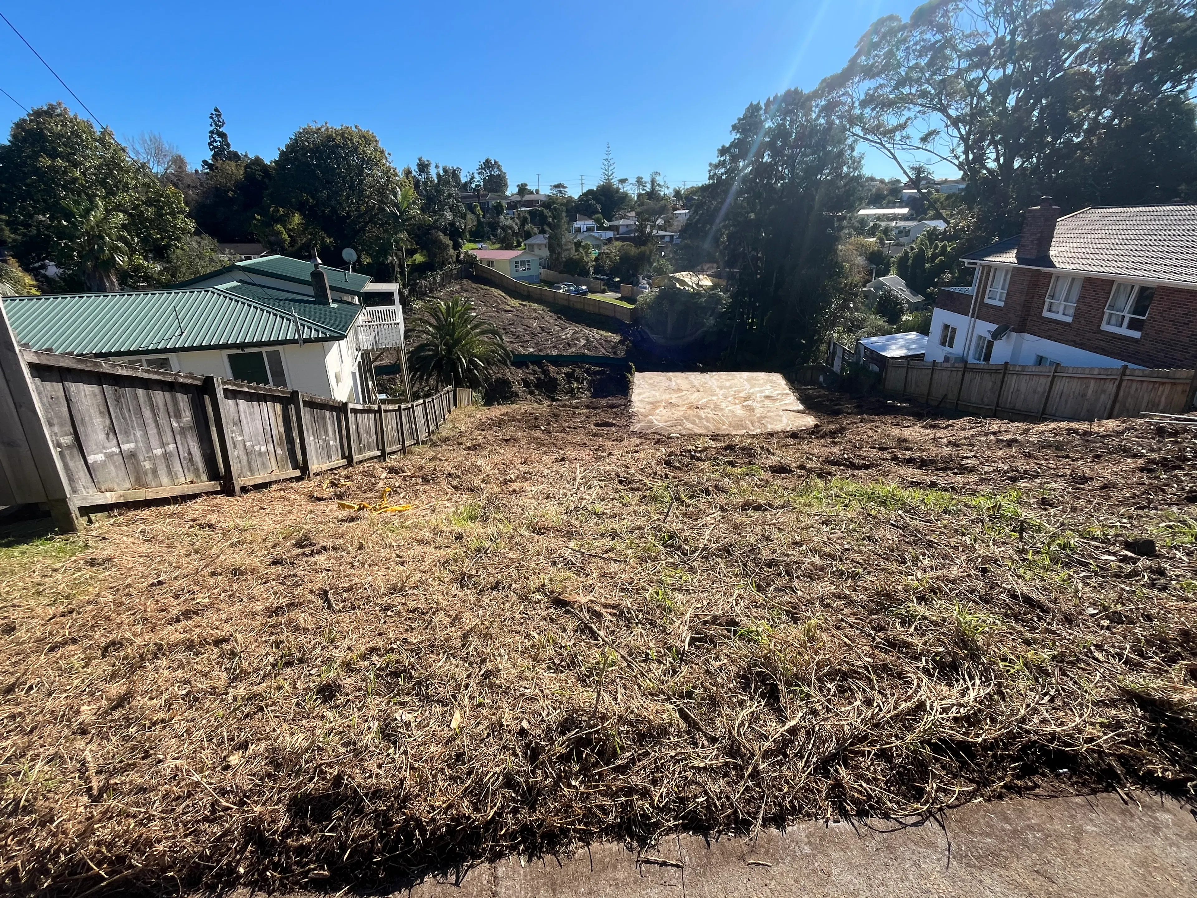 land clearing after