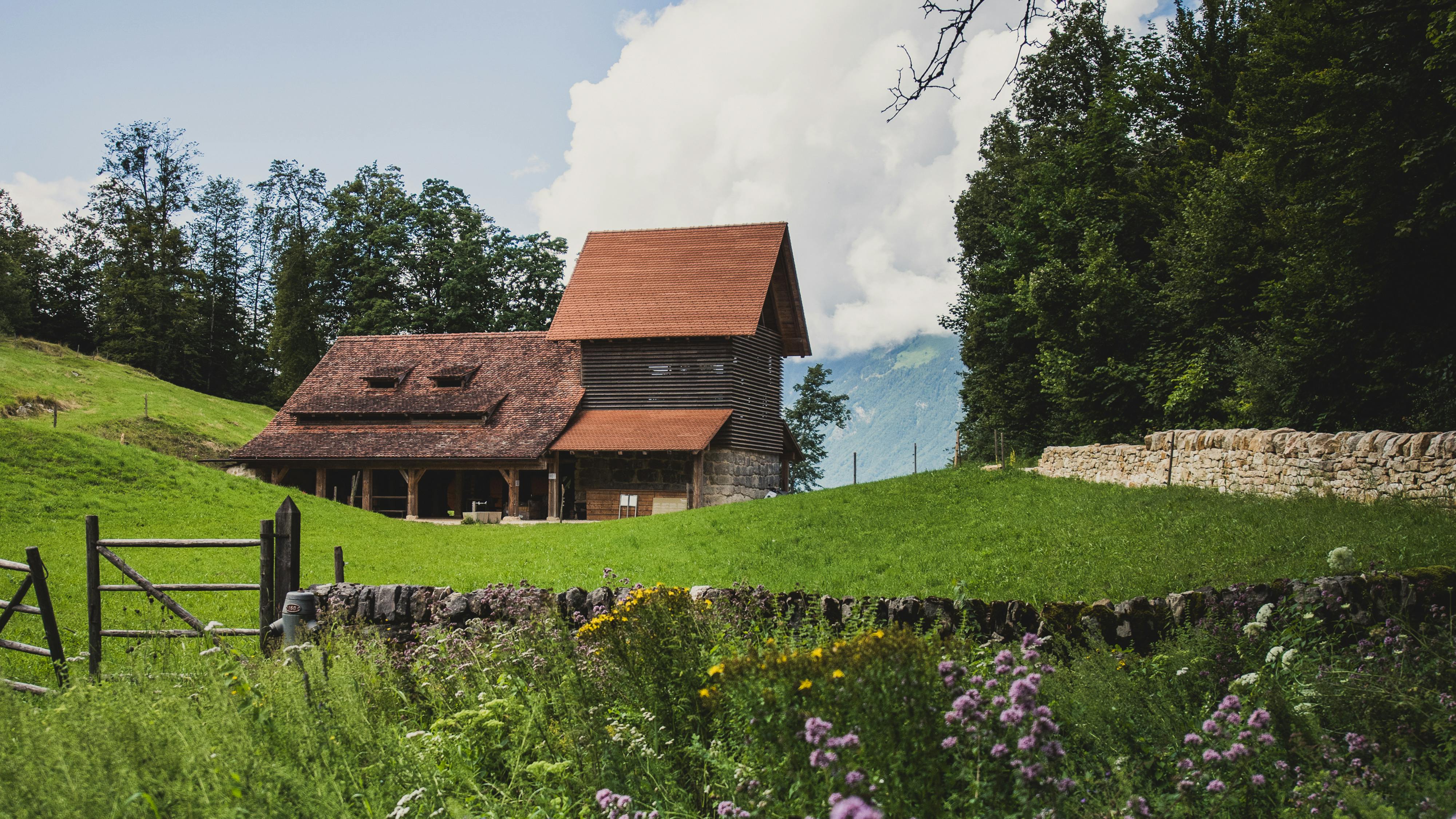Die Ziegelei aus Péry BE (141) im Freilichtmuseum Ballenberg.