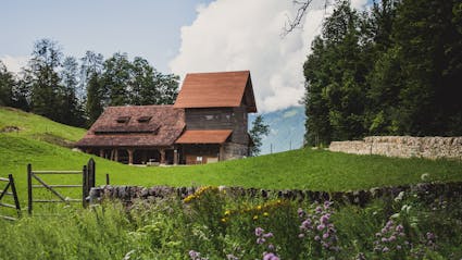 Die Ziegelei aus Péry BE (141) im Freilichtmuseum Ballenberg.