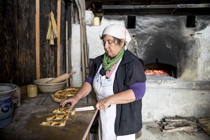 Besuchen Sie den Kurs Backen-Holzofen im Kurszentrum Ballenberg.