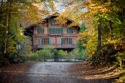 Die Fabrikantenvilla aus Burgdorf BE (361) im Freilichtmuseum Ballenberg.