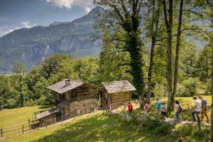 Im Freilichtmuseum Ballenberg erleben Sie spannende Führungen zu unterschiedlichen Themen.