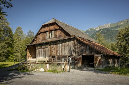 Das Bauernhaus aus Escholzmatt LU im Freilichtmuseum Ballenberg.