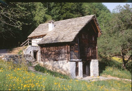 Das Bauernhaus aus Primadengo/Faido TI steht heute im Freilichtmuseum Ballenberg.