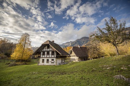 Herbst im Freilichtmuseum Ballenberg