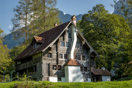 Das Freilichtmuseum Ballenberg hat über 100 Gebäude. Das Haus aus Sachseln ist eines davon. 