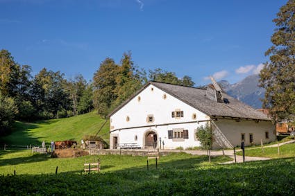Das Bauernhaus aus La Recorne/La Chaux-de-Fonds im Freilichtmuseum Ballenberg.