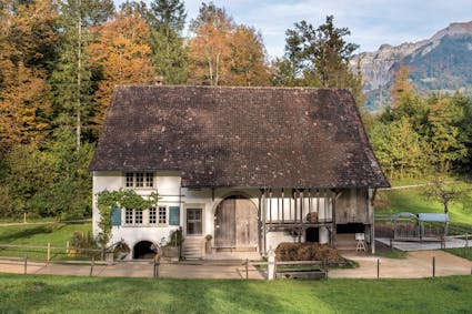 Bauernhaus aus Therwil BL im Freilichtmuseum Ballenberg.