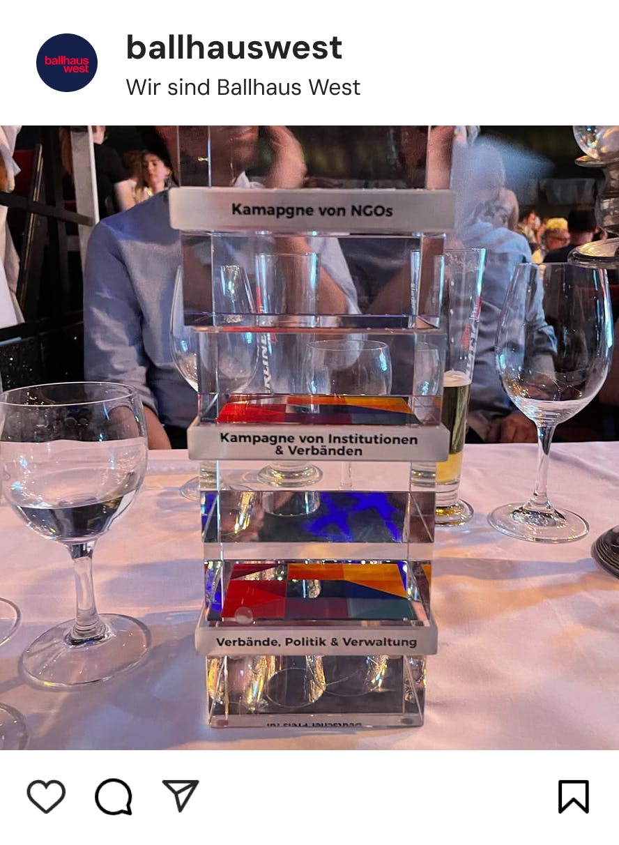 Instagram-Post Ballhaus West
