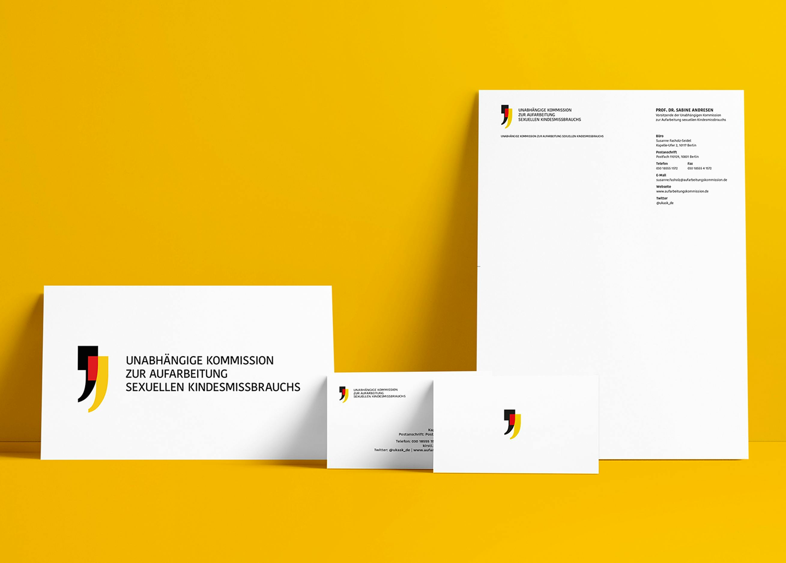 Verschiedene Materialien der Kommission