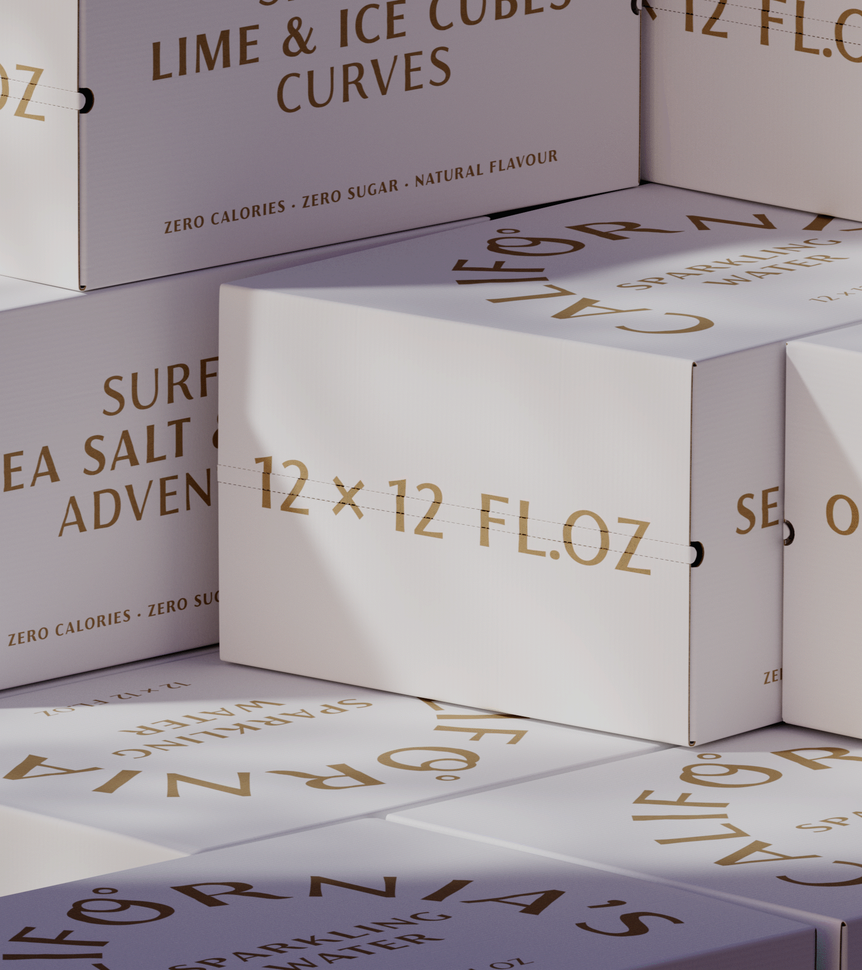 White multipacks opening