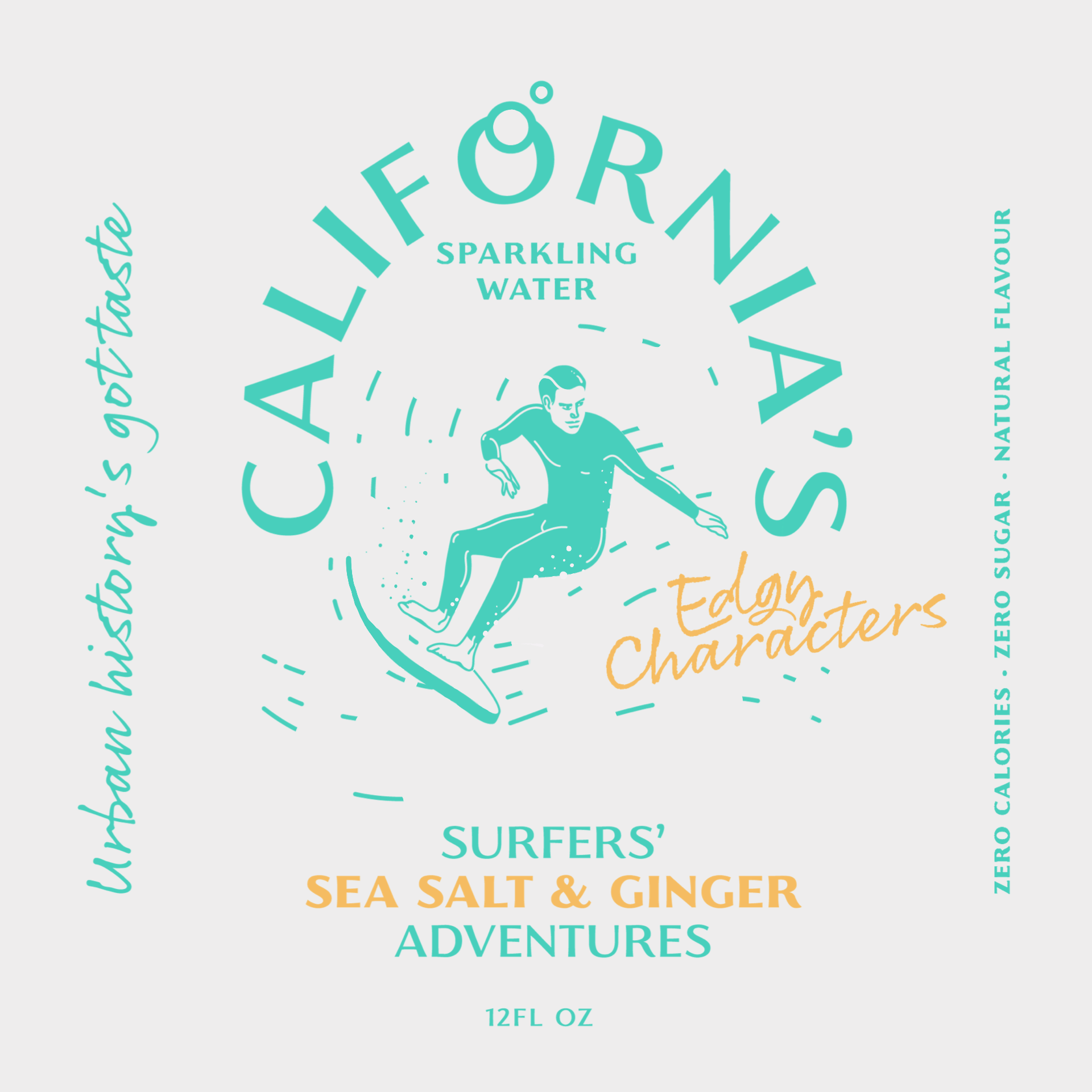 animated surfer design