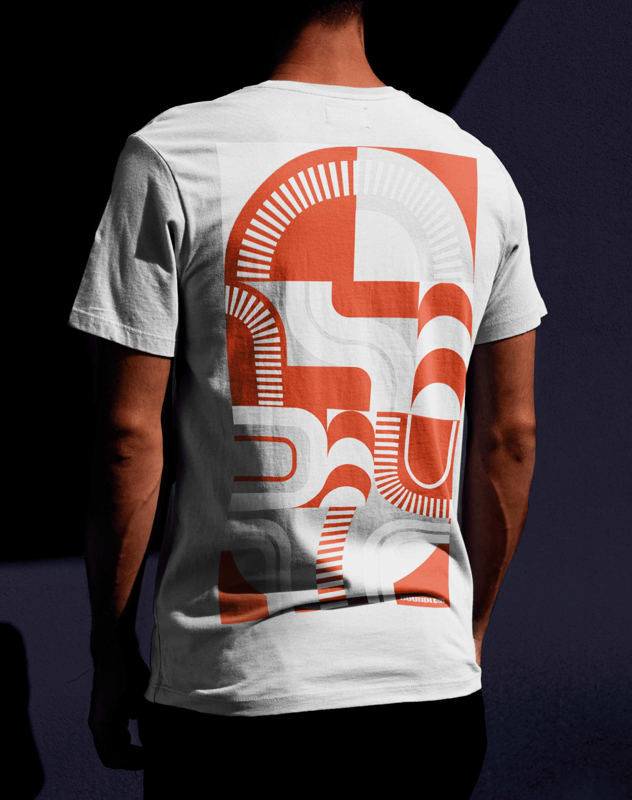 back of a t-shirt with design