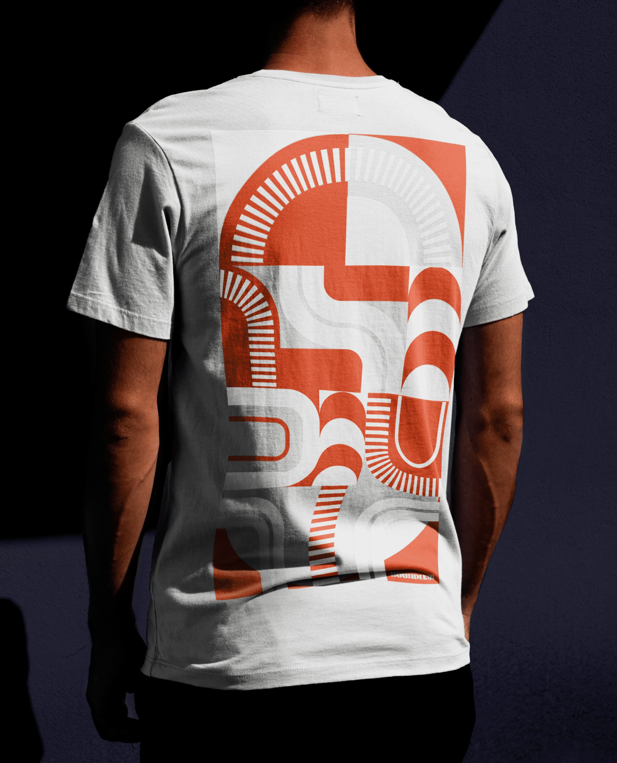 back of a t-shirt with design