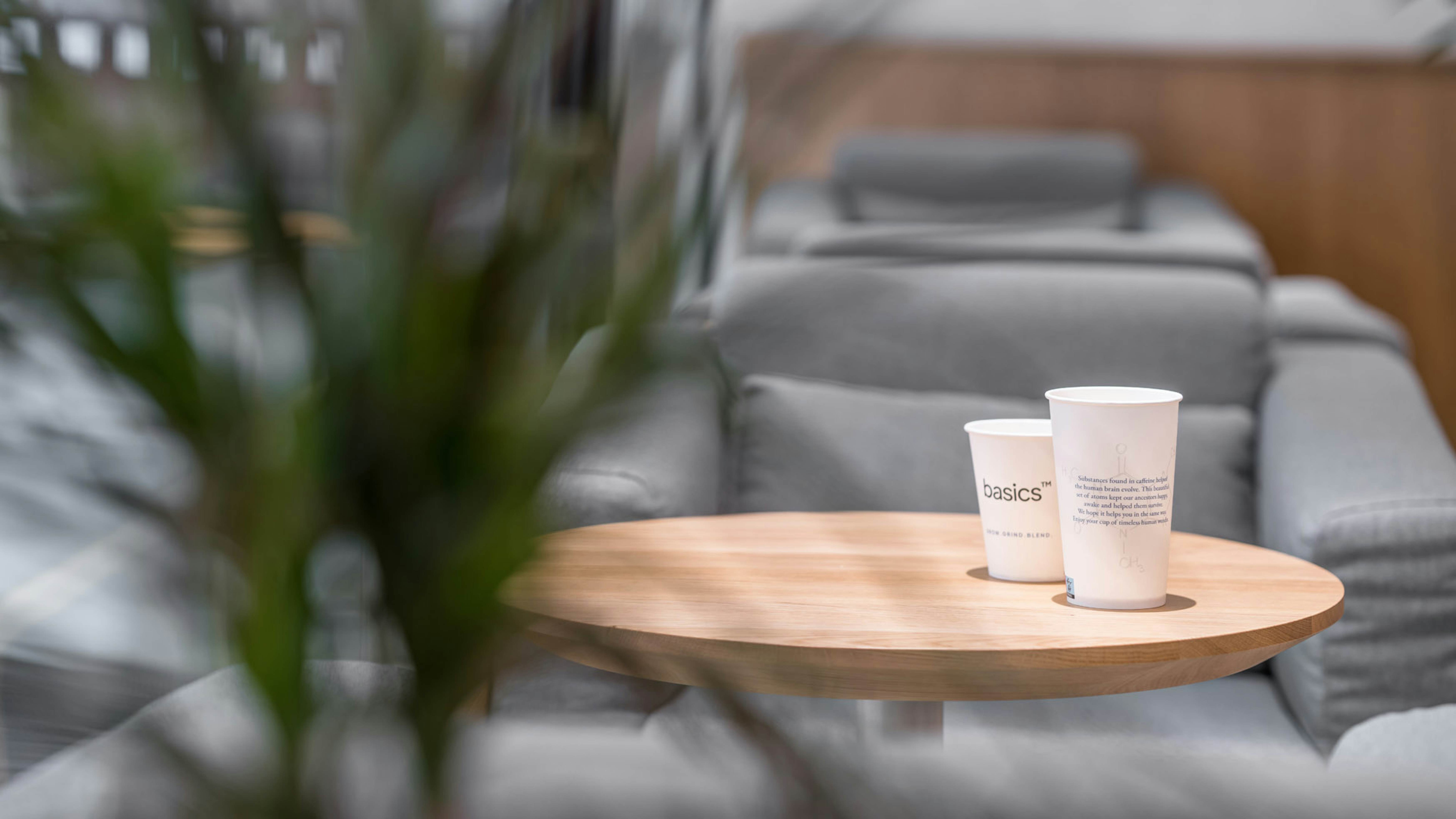 basics cups in interior