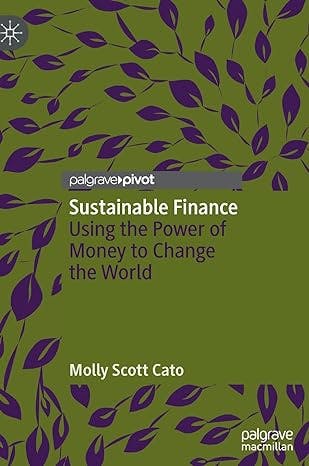 Cover of Sustainable Finance by Molly Scott Cato