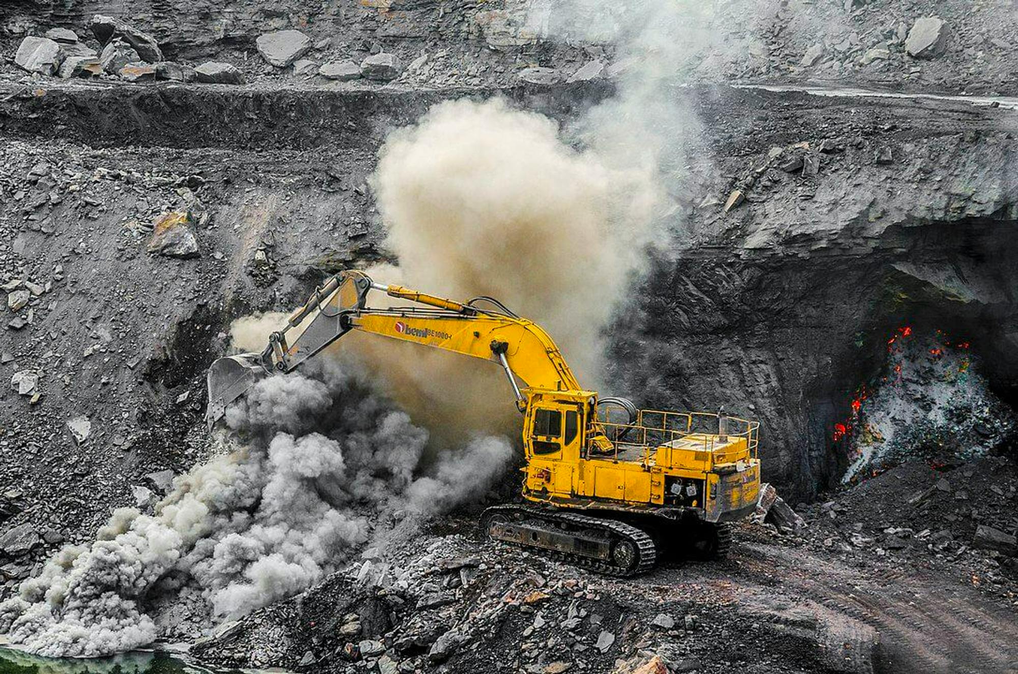 Picture of coal digger